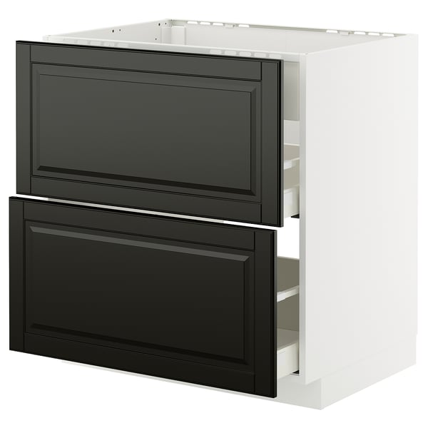 METOD / MAXIMERA Élément bas table cuisson/hotte tir