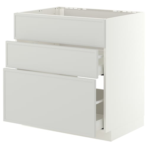 METOD / MAXIMERA Élément bas table cuisson/hotte tir