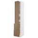METOD / MAXIMERA Élément haut+tablettes/4tir/pte/2fc