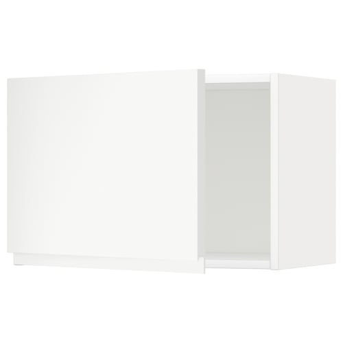 METOD Rangement mural, blanc/Voxtorp blanc mat, 60x40 cm