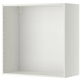 METOD Rangement mural, blanc, 80x37x80 cm