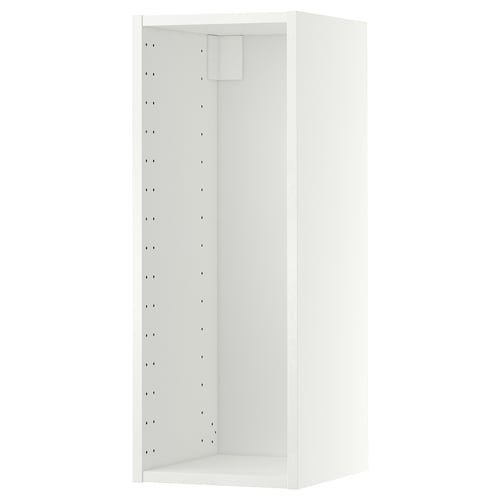 METOD Rangement mural, blanc, 30x37x80 cm