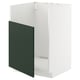 METOD Rgt bs pr évier TALLSJÖN, blanc/Havstorp vert profond, 60x60 cm