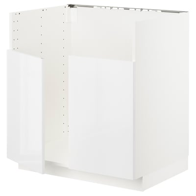 METOD Rgt bs pr évier TALLSJÖN, blanc/Ringhult blanc, 80x60 cm