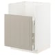 METOD Rgt bs pr évier TALLSJÖN, blanc/Stensund beige, 60x60 cm