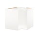 METOD Structure élément bas d'angle, blanc, 88x60x80 cm