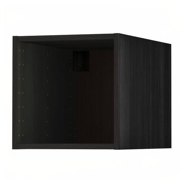 METOD Surmeuble, effet bois noir, 40x60x40 cm