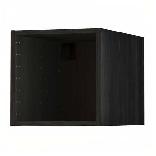 METOD Surmeuble, effet bois noir, 40x60x40 cm