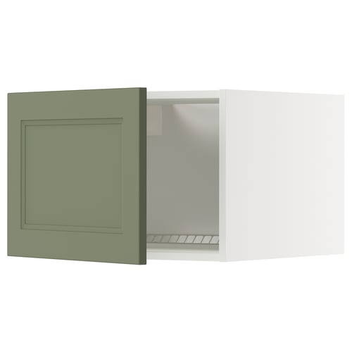 METOD Surmeuble réfr/cong, blanc/Axstad gris vert, 60x40 cm