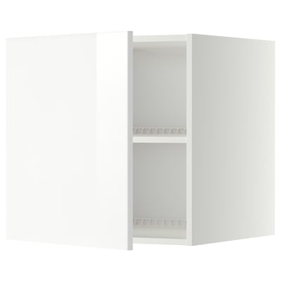 METOD Surmeuble réfr/cong, blanc/Ringhult blanc, 60x60 cm
