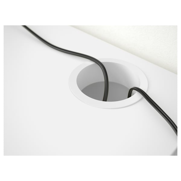 MICKE Bureau, blanc, 73x50 cm