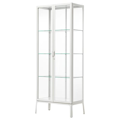 MILSBO Vitrine, blanc, 73x175 cm