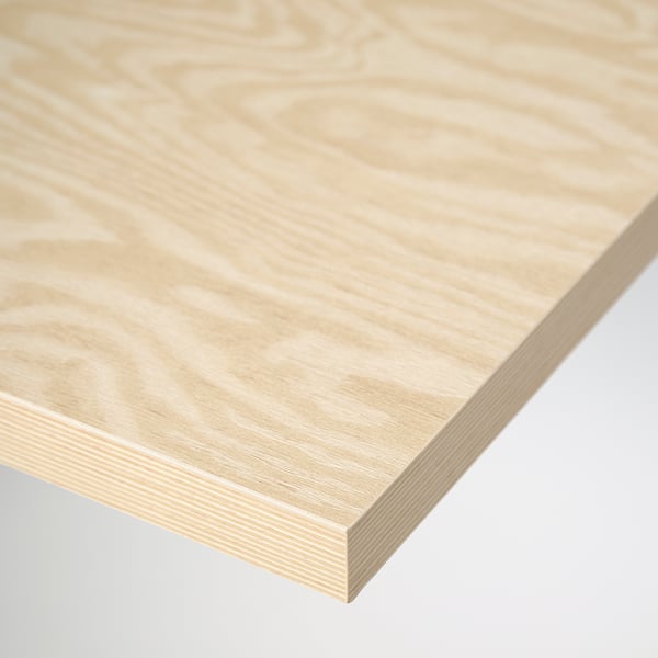 MITTCIRKEL / ALEX Bureau, effet pin/blanc, 120x60 cm