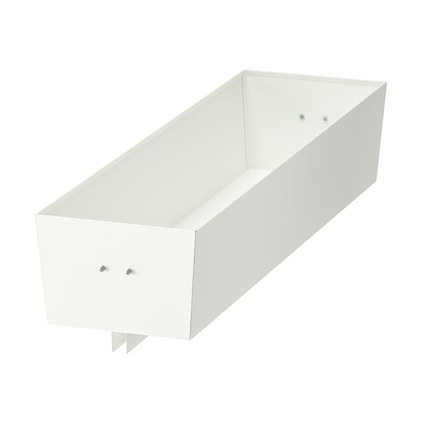 MITTZON Bac pour structure av roulettes, blanc, 80x14 cm