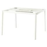 MITTZON Piètement pour table de conférence, blanc, 120x108x73 cm