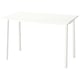 MITTZON Table conférence, blanc, 120x68x75 cm