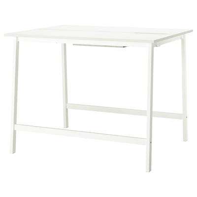 MITTZON Table conférence, blanc, 140x108x105 cm