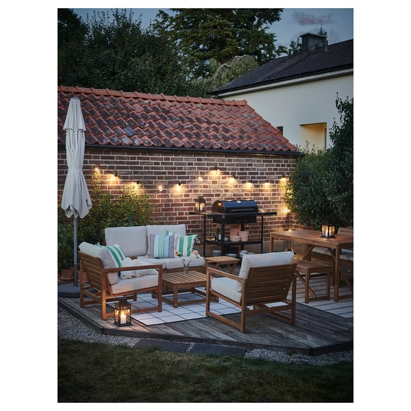 NÄMMARÖ Module siège canapé modulable, ext, teinté brun clair, 63x63 cm