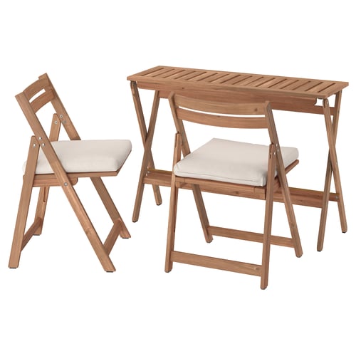 NÄMMARÖ Table/2 chaises pliantes, extérieur