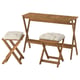 NÄMMARÖ Table/2 tabourets, extérieur