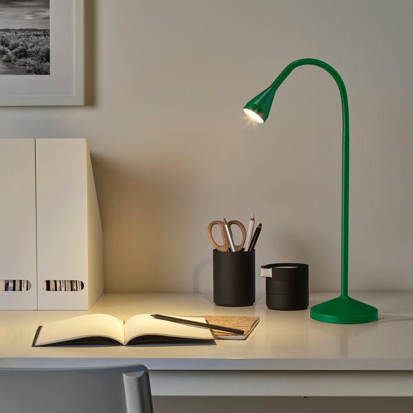 NÄVLINGE Lampe de bureau à LED, vert