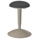 NILSERIK Tabouret dessinateur, beige/Vissle gris foncé