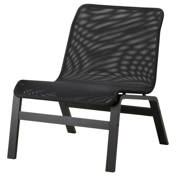 NOLMYRA Fauteuil, noir/noir