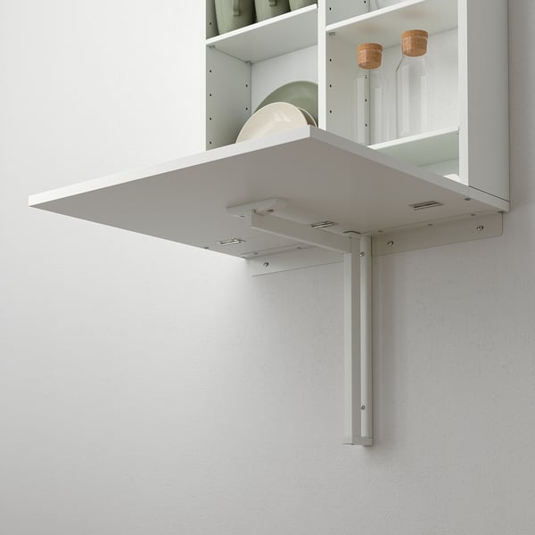 NORBERG / FRANKLIN Table et 2 chaises, blanc/blanc