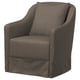 NORDKROKEN Housse fauteuil à bascule/pivotant, Gransel gris brun