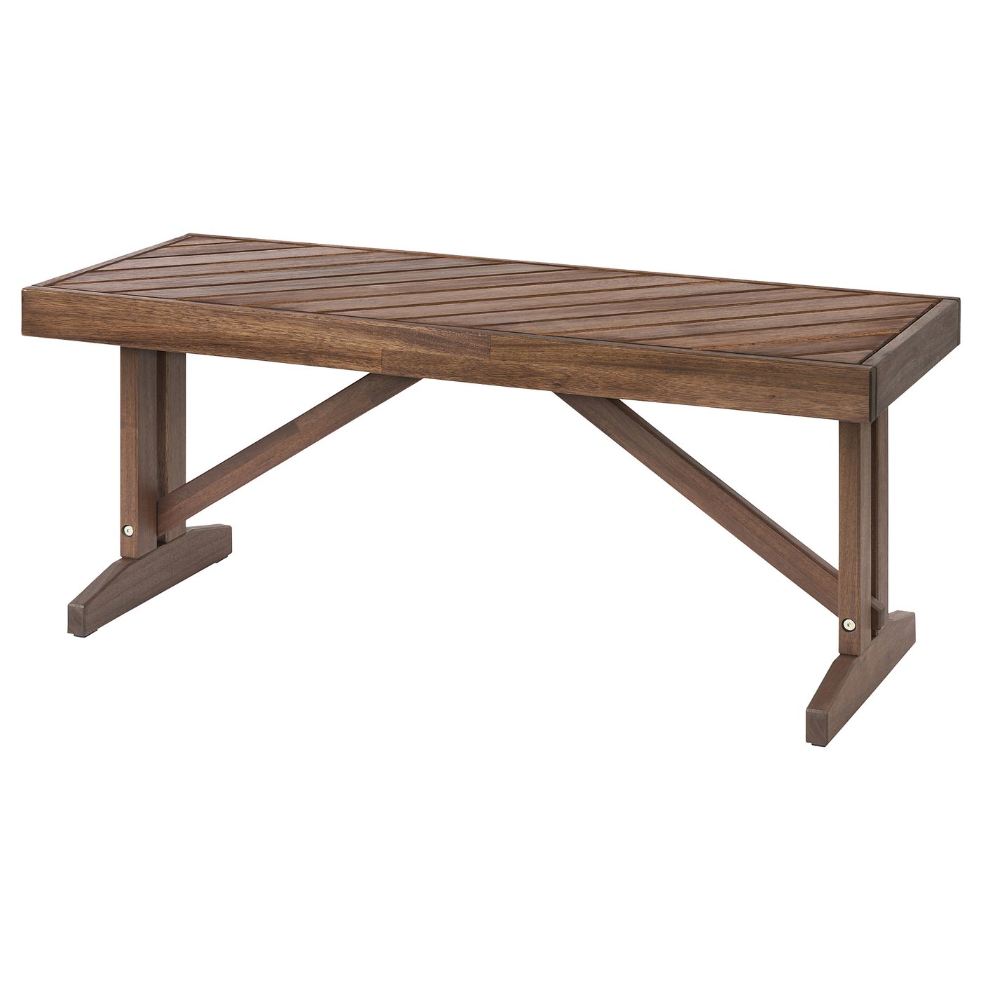 NORRMANSÖ Banc, extérieur, acacia, 100 cm