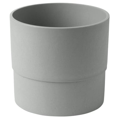 NYPON Cache-pot, intérieur/extérieur gris, 15 cm