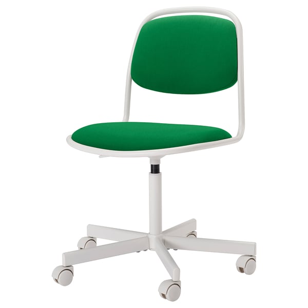 ÖRFJÄLL Chaise pivotante, blanc/Vissle vert