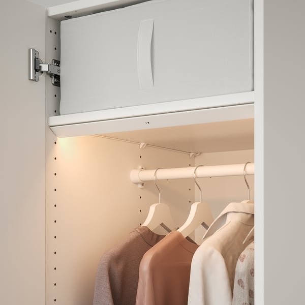 ÖVERSIDAN Baguette lumin LED armoire av capt, intensité lumineuse réglable blanc, 46 cm