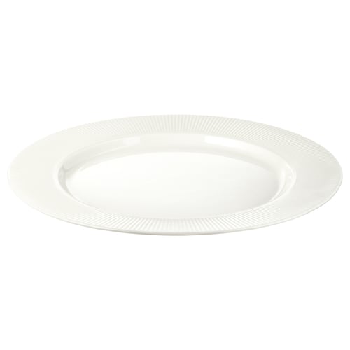OFANTLIGT Assiette, blanc, 28 cm