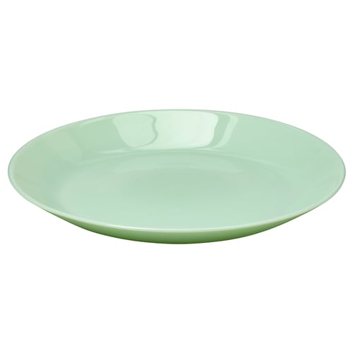 OFTAST Petite assiette, vert clair, 19 cm