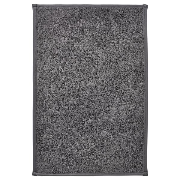 OSBYSJÖN Tapis de bain, gris, 40x60 cm