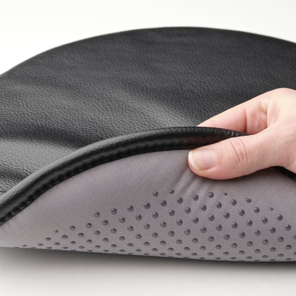 PÄRLETERNELL Carreau de chaise, Grann noir, 35 cm