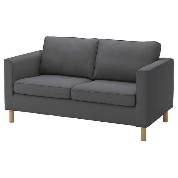 PÄRUP Housse canapé 2 pl, Vissle gris