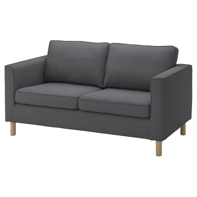 PÄRUP Housse canapé 2 pl, Vissle gris