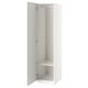 PAX / ÅHEIM Combinaison armoire, blanc/miroir, 50x60x201 cm