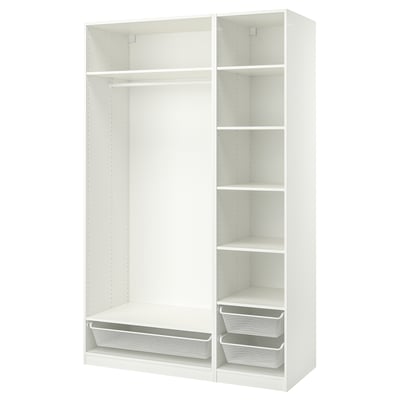 PAX Combinaison armoire, blanc, 150x58x236 cm
