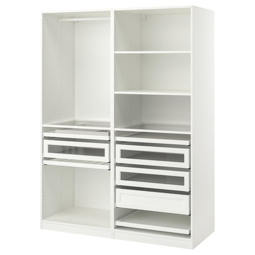 PAX Combinaison armoire, blanc, 150x58x201 cm