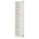 PAX Élément d'angle av 4 tablettes, blanc, 53x35x236 cm