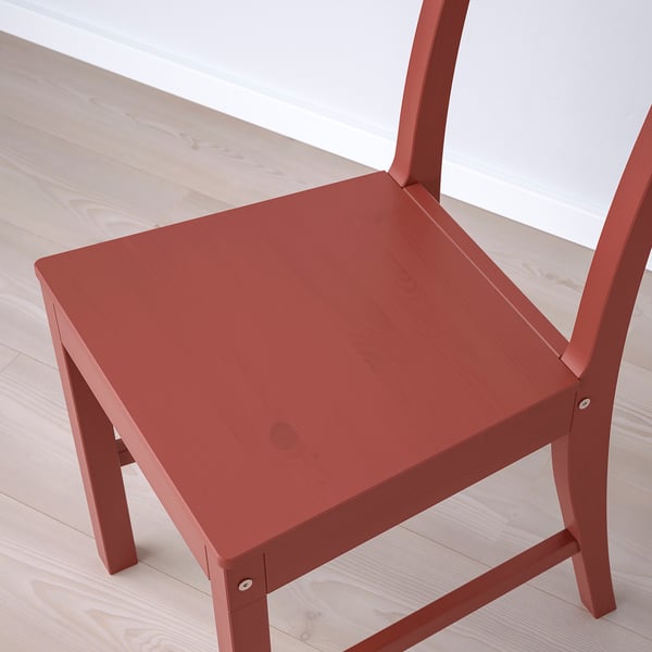 PINNTORP Chaise, teinté rouge