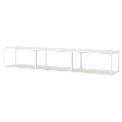 PLATSA Rangement mural, blanc, 240x40x40 cm