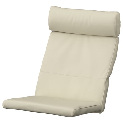 POÄNG Coussin fauteuil, Glose coquille d'oeuf