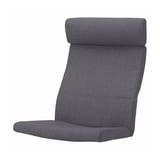 POÄNG Coussin fauteuil, Skiftebo gris foncé