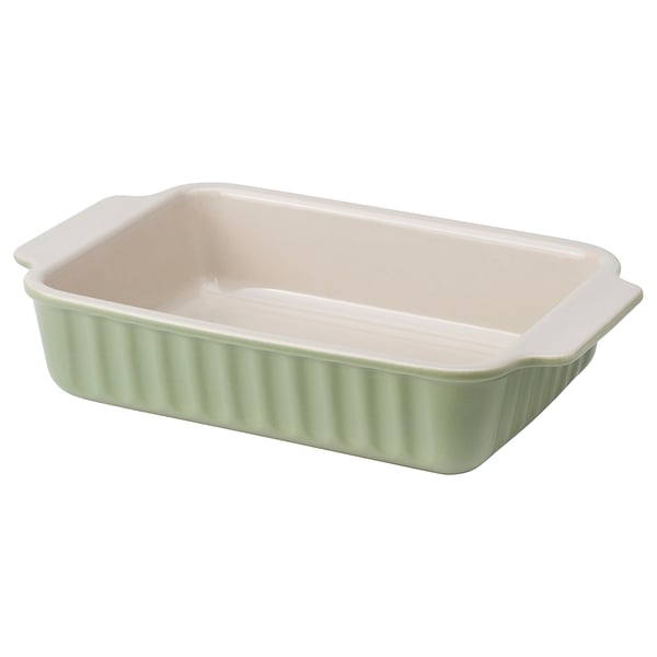 POETISK Plat à four, vert clair, 30x20 cm