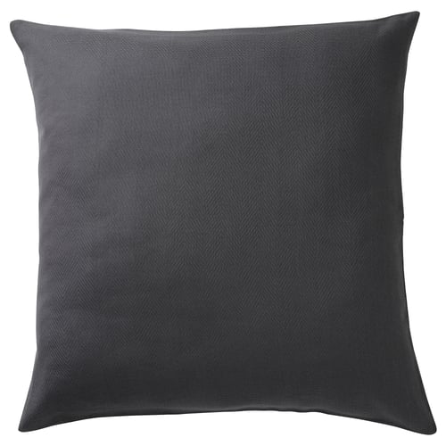 PRAKTSALVIA Housse de coussin, anthracite, 50x50 cm