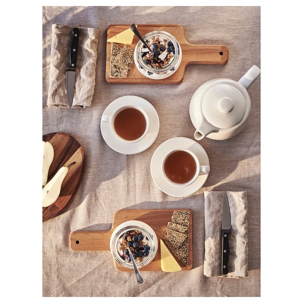 PROPPMÄTT Planche à découper, hêtre, 30x15 cm